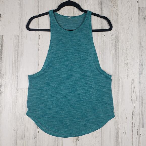 Lululemon Athletica Turquoise Space Dye Sweat Date Tank Top Women's - Picture 1 of 7